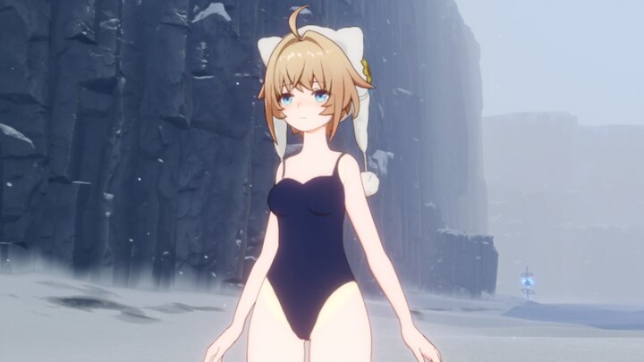 หลิงเป่า ใส่แบบนี้ในหิมะไม่หนาวจริงเหรอ?