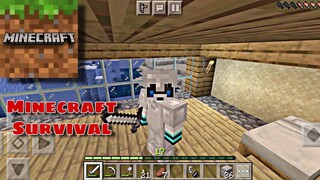 Minecraft PE - Survival Mode Gameplay part 6 | Mining Mine
