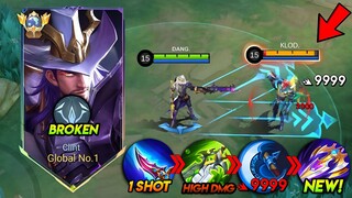 CLINT NEW SHOT GUN BUILD FOR ONE SHOT IS FINALLY HERE!! 🔥 ( 100% BROKEN!! ) - Mobile Legends