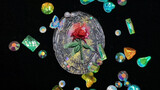 You are the most dazzling rose/fan's fire paint contribution: red platinum green