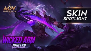 Quillen Wicked Arm Skin Spotlight - Garena AOV (Arena of Valor)