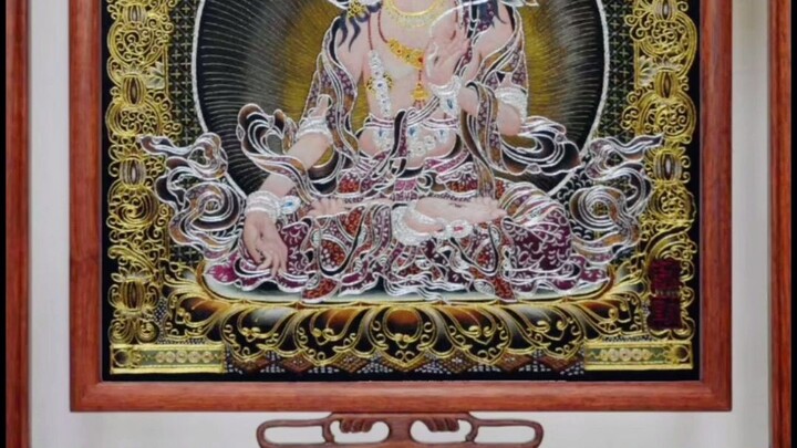 คุณตาจ้าว อี้จวิน วัย 76 ปี ปักผ้าวันละ 8 ชั่วโมง เป็นเวลา 17 ปีจนเสร็จสิ้นผลงานชิ้นเอก “ภาพพระสูตรก