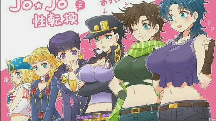 JOJO’s wonderful memes + gender change