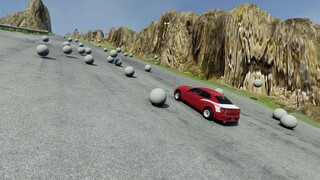 Worried that drivers would be bored climbing the hill, we wanted to add some fun to them.