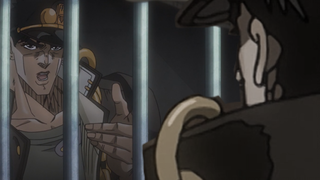 Jotaro đưa Jotaro ra khỏi nhà tù