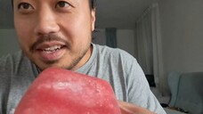 ASMR Cassis Ice Cream Block🍡🍨🧊 - Eating Sounds