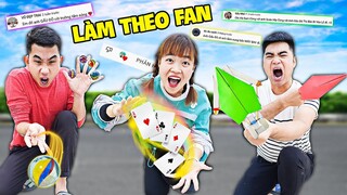 Hà Sam Thử Thách Làm Theo Tất Cả Các Yêu Cầu Hay Nhất Của FAN