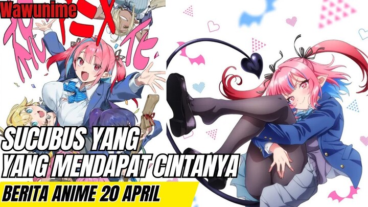 Anime tentang Sucubus yang jatuh cinta | Berita anime