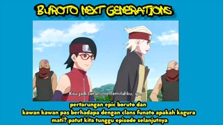 pertarungan epic tim boruto melawan clans funato "apakah kagura mati? "