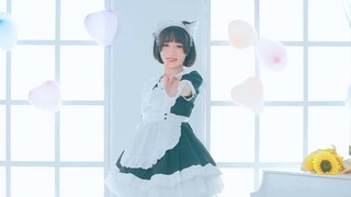 Sweet and soft white silk maid