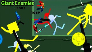 Giant Enemies defence in Supreme duelist stickman