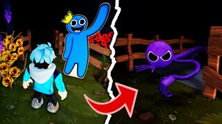 ¿qué pasa si VAMOS AL CAMINO SECRETO DETRÁS DEL CARTEL DE BLUE? *encontramos a purple* 😰