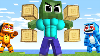 โรงเรียนสัตว์ประหลาด Baby Zombie และ Baby Freddy Security - Sad Story - Minecraft Animation