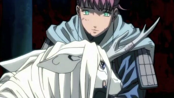[The Twelve Kingdoms: The Red-haired Brave Emperor x The White-haired Loyal Dog Kirin/Yoko x Jingqi]