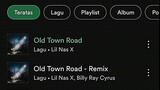 lirik lagu Lil nas x OLD TOWN ROAD