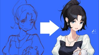 The role of layers in the painting process