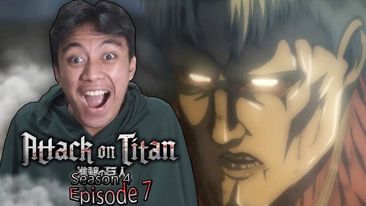 Armored Titan GANTENG Sekali!!! | Attack On Titan Season 4 INDONESIA REACTION Episode 7