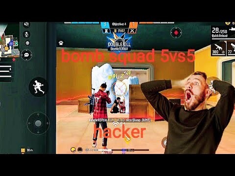 BOMB SQUAD 5V5/ free fire new update😱 game#youtube#youtuber