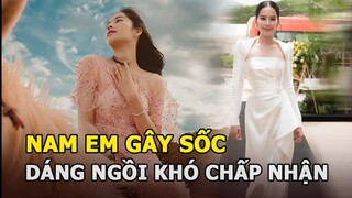 Nam Em gây sốc với dáng ngồi khó chấp nhận ở Miss World Vietnam 2022