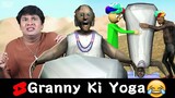 Granny Ki Yoga Classes - Dhamaka Fart Ka 😂 HORROR GAME GRANNY 2 : COMEDY #YtShorts #Shorts