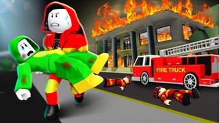 Mikey Becomes a Firefighter | Maizen Roblox | ROBLOX Brookhaven 🏡RP - FUNNY MOMENTS