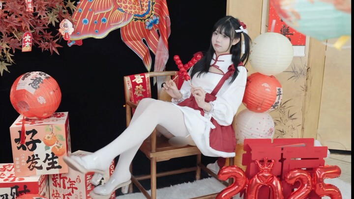 春节桃花笑一下～【旺仔】