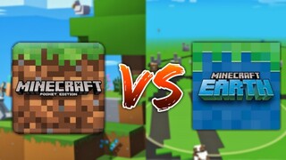 มายคราฟพีอี  VS  Minecraft Earth จะเป็นยังไง!!