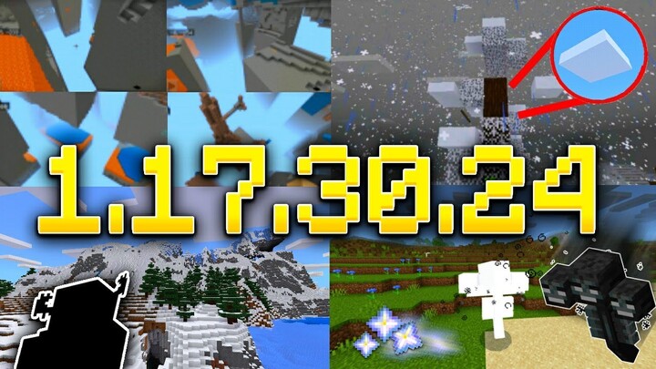 อัพเดท Minecraft 1.17.30.24 (เบต้า) - GamePlay | บัคหิมะลอยได้??!