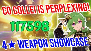 C0 Collei is PERPLEXING! 4★ Weapon Showcase! Genshin Impact 3.0