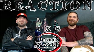 Demon Slayer 1x6 REACTION!! "Swordsman Accompanying a Demon"