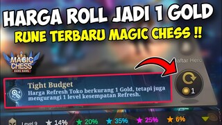 RUNE TERBARU MAGIC CHESS UPDATE !! ROLL JADI 1 GOLD AUTO B3 HERO !! UPDATE TERBARU MAGIC CHESS