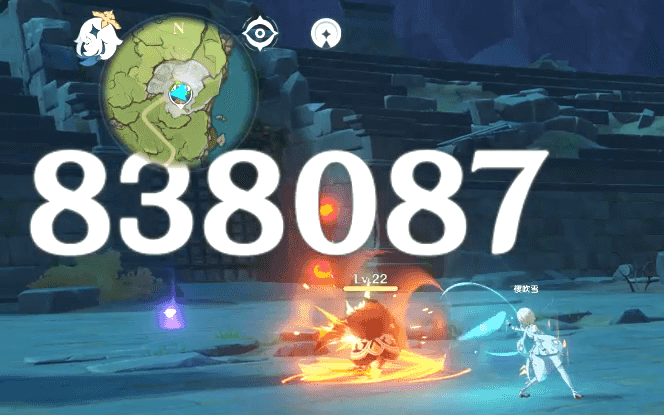 [เกนชิน อิมแพกต์] พลังโจมตีทั่วไป 83W! Strongest Amber??? -- มุมมองของ Passerby