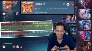 NYAMAR JADI MIKASA!! FIRST PICK FULL COUNTER, SABER = NTAR DI LOCK KENA MENTAL, AUTO KASIH SERIUS!!