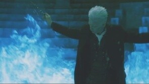 Grindelwald: Little Voldemort, I will teach you what elegance is.