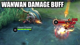NEW SUDDEN UPDATE FOR WANWAN | DAMAGE BUFF