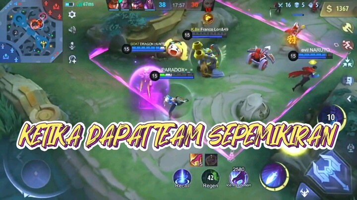 Kalau timnya kek gini solo juga bisa sampe immortal