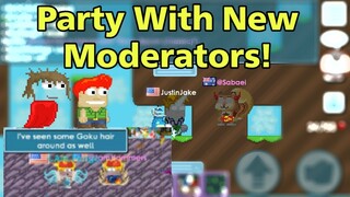 Growtopia Party with Canadian new moderators