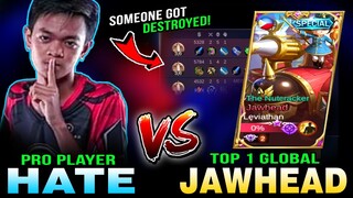 Hate Totally Destroyed Top 1 Global Jawhead in Rank | Yi Sun Shin Gameplay ~ Mobile Legends