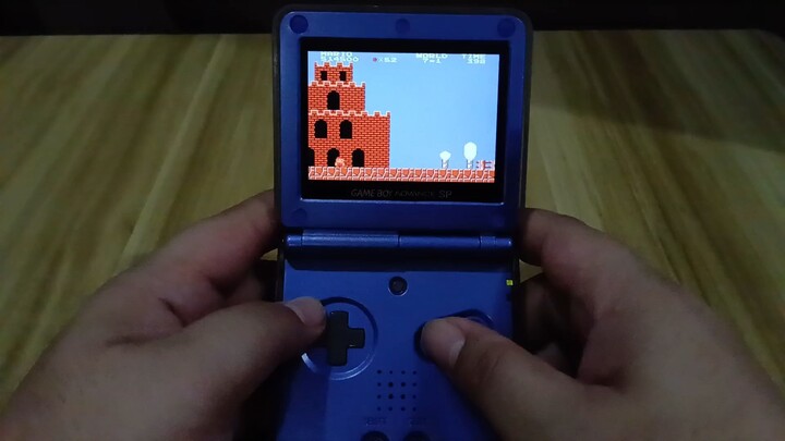 Super Mario Bros. on Gameboy Advance SP: World 7-1