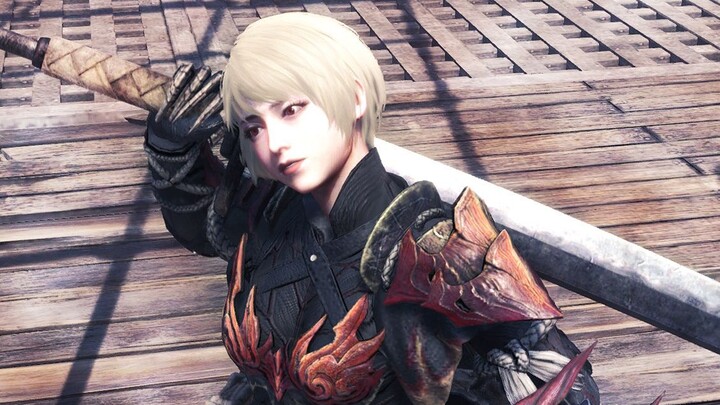 [Sakura Song][Monster Hunter World MHW][Pinch face data]Gentle and handsome