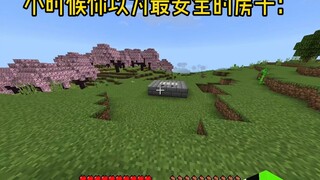 【我的世界】小时候自己以为最安全的房子（娱乐）