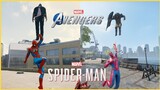 Marvel's Avengers And Marvel's Spider-man PS5 Skill Set Comparison