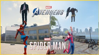 Marvel's Avengers And Marvel's Spider-man PS5 Skill Set Comparison