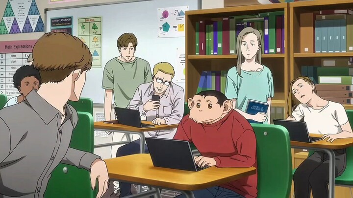 Anime apa ini cok😱 Seorang Simpanse bersekolah dan main laptop 💀💀