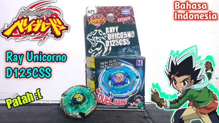 Review Beyblade Ray Unicorno D125CSS merek Hongyi Mainan&Hobi Part 17 [BAHASA INDONESIA]