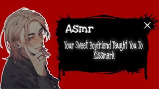 ASMR (ENG/INDO SUBS) Your Sweet Boyfriend Taught You To Kissmark, [Japanese Audio]