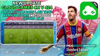 GAME PES 2021 DI ANDROID GLOUD GAMES CN NEW UPDATE V424 GRATIS