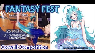 Cosplayer Dolia pada coswalk Fantasy Park 2025