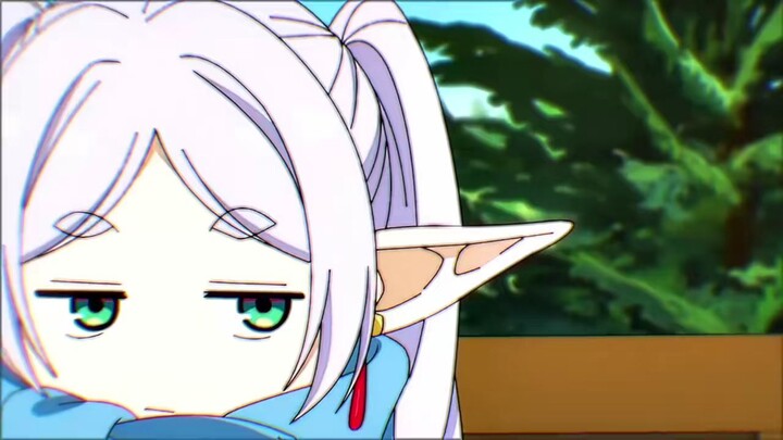 ฟริเลียนเห็นความอวบอิ่มของฟีเรน ถึงกับรู้สึกด้อยค่าตัวเองทันที【ฟริเลียนผู้ส่งวิญญาณ】