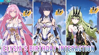 Elysia's Birthday Special Interaction 2023 | Honkai Impact 3